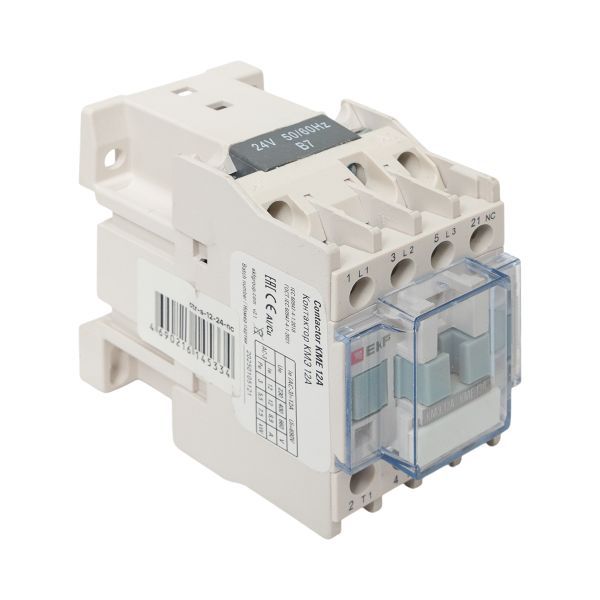  Контактор КМЭ 12А кат. 24В AC 1НЗ PROxima EKF ctr-s-12-24-nc фото в каталоге от BTSprom.by
