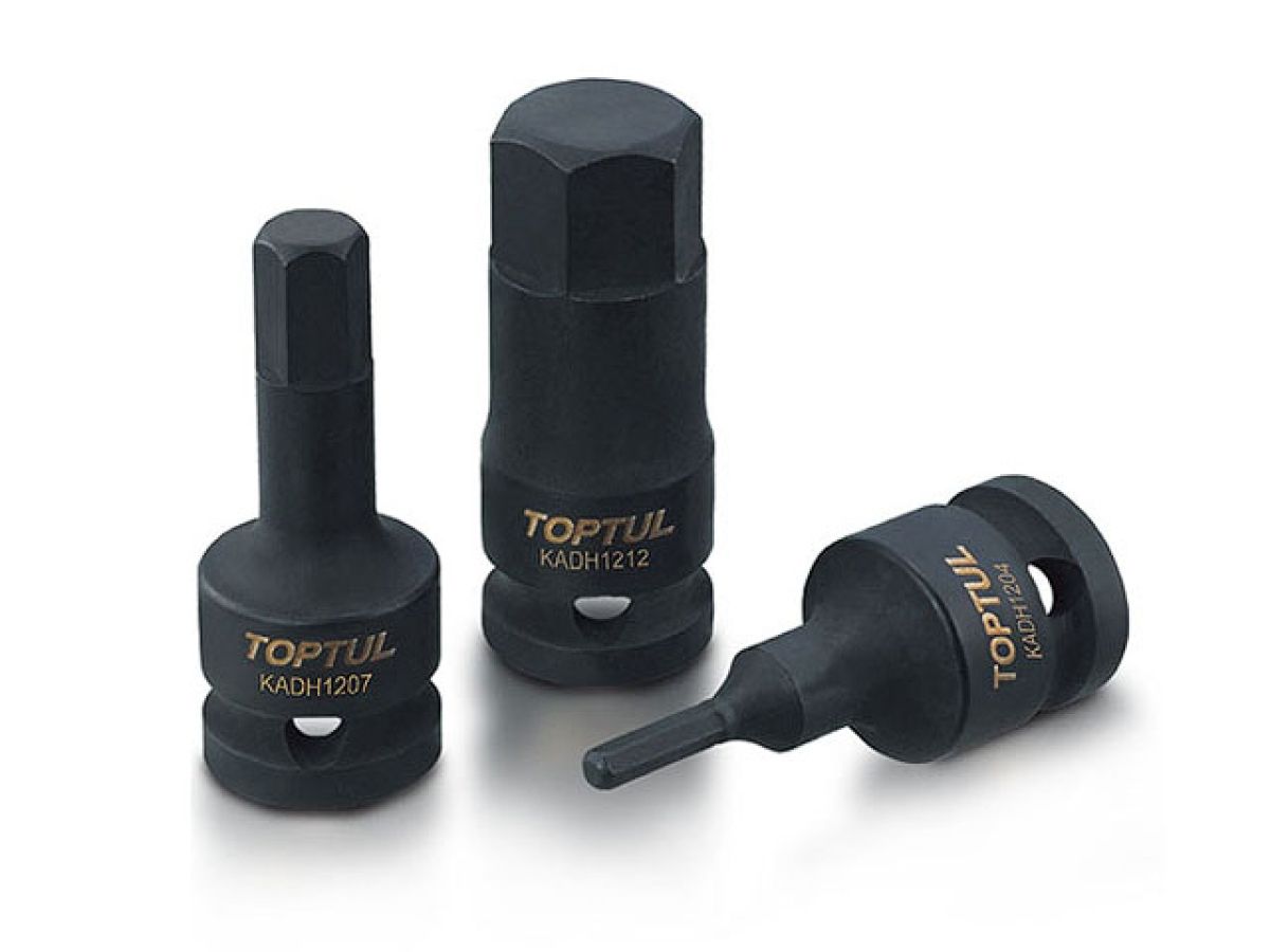 головка ударн. 1/2" 4мм шестигр. toptul (длина - 60 мм.) kadh1604 от BTSprom.by