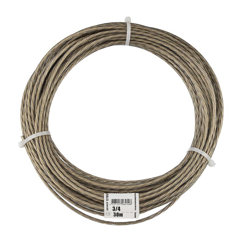трос в оплетке pvc 3/4 (уп.30м) tech-krep/zitar 127857 от BTSprom.by