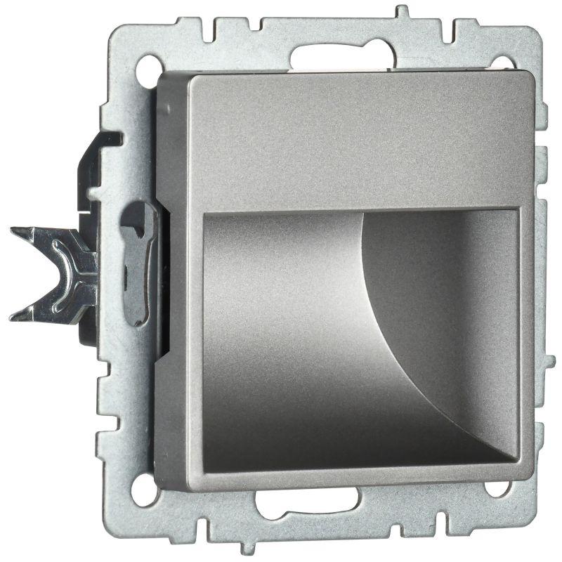  Подсветка светодиодная BRITE встраив. ПЛ20-БрС механизм сталь IEK BR-FL20-K46 фото в каталоге от BTSprom.by