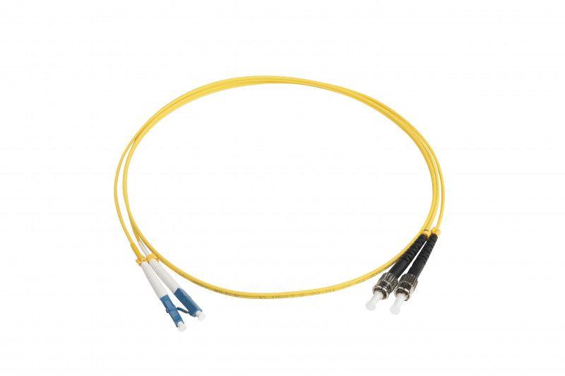 патч-корд fc-d2-9-lc/ur-st/ur-h-1m-lszh-yl волоконно-оптический (шнур) sm 9/125 (os2) st/upc-lc/upc duplex lszh 1м hyperline 28143 от BTSprom.by