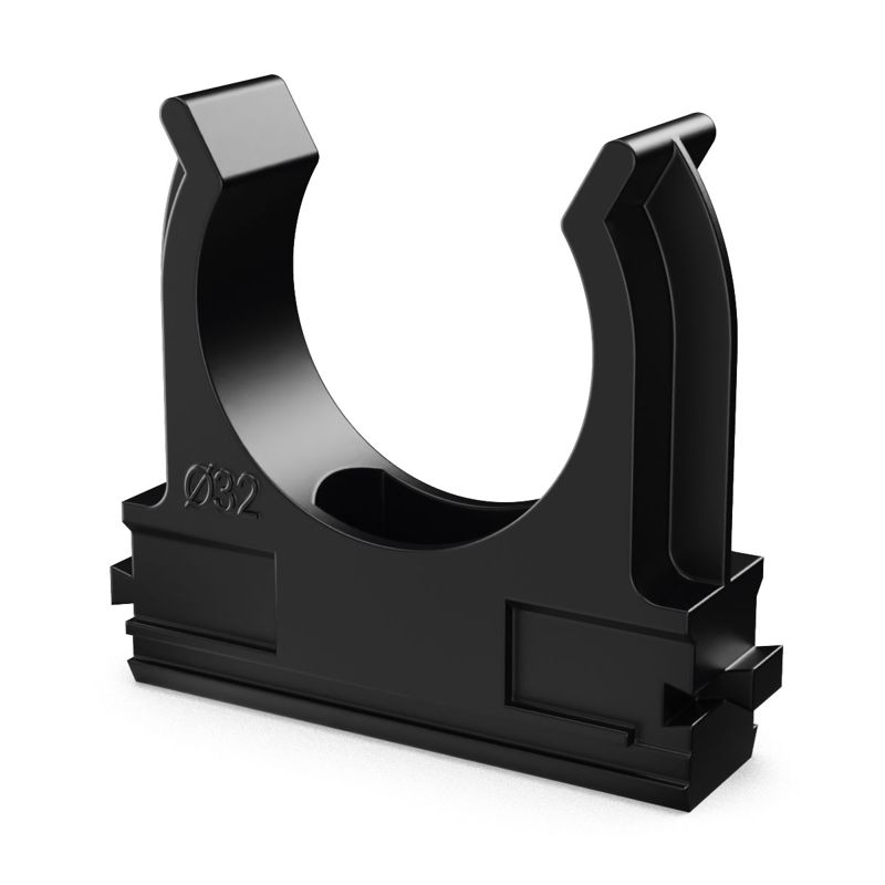 держатель для труб (клипса) d32мм полистирол черн. промрукав pr.02732ч от BTSprom.by