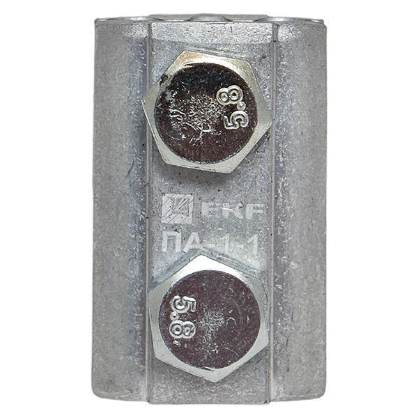  Зажим соединительный плашечный 2 болта М6 (D провода 5.1...9.0мм) ПА-1-1 PROxima EKF pa-1-1 фото в каталоге от BTSprom.by