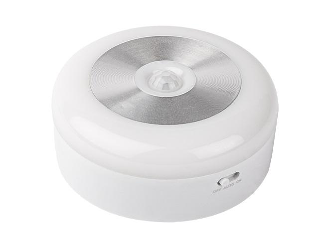 светильник светодиодный ts6-l1w-sens 6smd 0.8вт 3500-4000к 60лм ip43 постоян. свечение с датчиком движения и освещенности 3хaaa (не в компл.) jazzway 5031692 от BTSprom.by