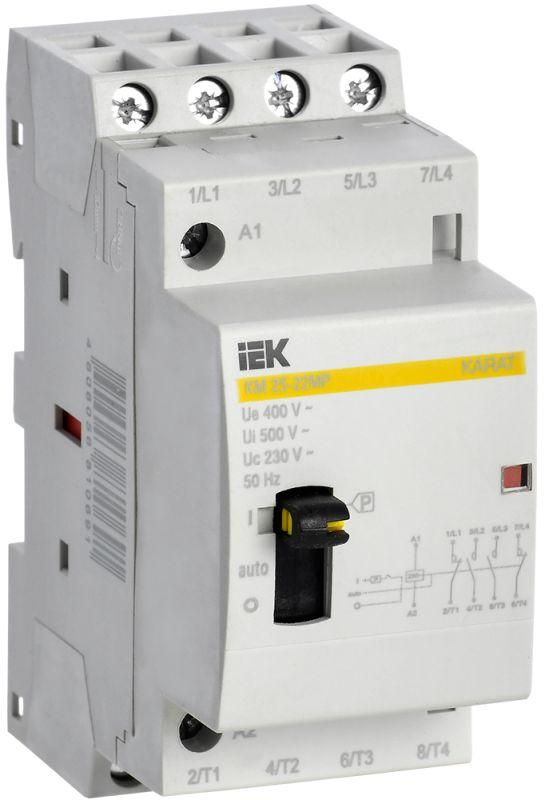 контактор модульный км25-22мр ac с ручным управ. karat iek mkk12-25-22 от BTSprom.by