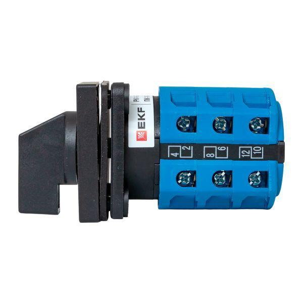 Переключатель кулачковый ПК-1-23 3п 25А "1-0-2" IP65 EKF pk-1-23-25-65 фото в каталоге от BTSprom.by