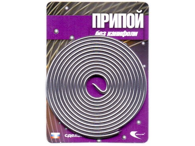 припой пос-61 проволока, спираль ф1,5мм (без канифоли. длина 1м.) (векта) 30324 от BTSprom.by