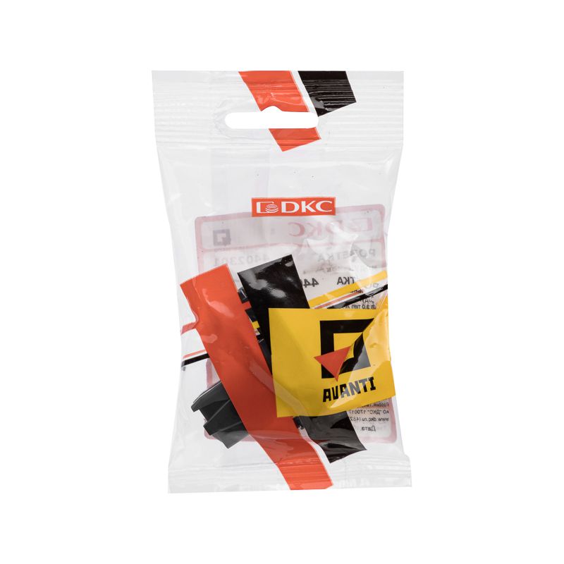  Розетка USB 3.0 1мод. Avanti "Черный квадрат" тип А-А модульная DKC 4402301 фото в каталоге от BTSprom.by