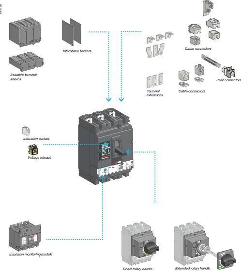 Выключатель автоматический 3п 16А 25кА CVS100B SchE LV510300 фото в каталоге от BTSprom.by