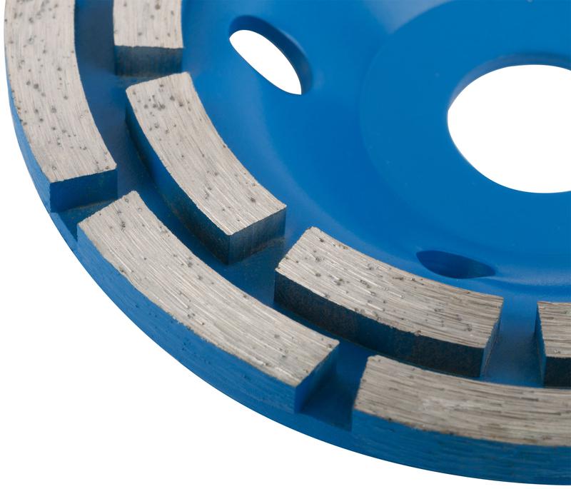  Диск шлифовальный алмазный посадочный диаметр 22.2мм два ряда сегментов 125мм MOS 39518М фото в каталоге от BTSprom.by