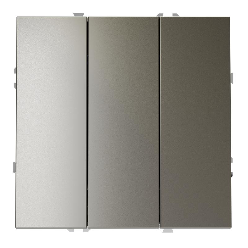 выключатель 3-кл. сп s70 10а механизм шелк voltum vls030104 от BTSprom.by