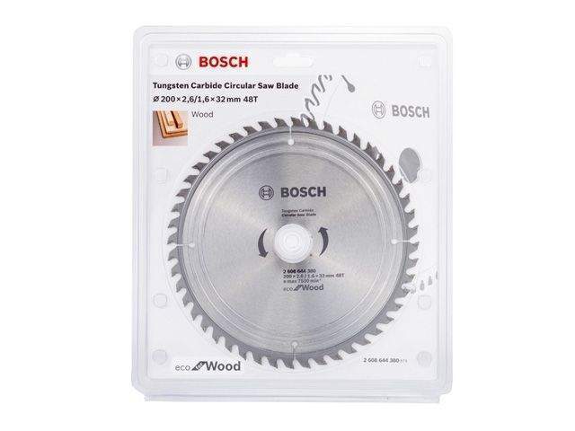 диск пильный 200х32 мм 48 зуб. по дереву eco wood bosch ( твердоспл. зуб) от BTSprom.by