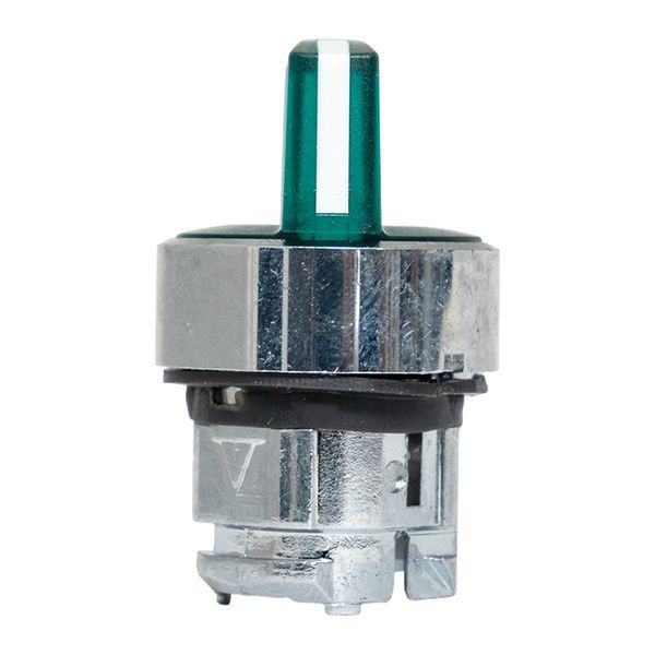  Механизм переключателя исполнительный XB4 IP65 на 2 положения возвратный без фиксации с подсветкой с короткой ручкой зел. EKF XB4BD2L-G-65 фото в каталоге от BTSprom.by