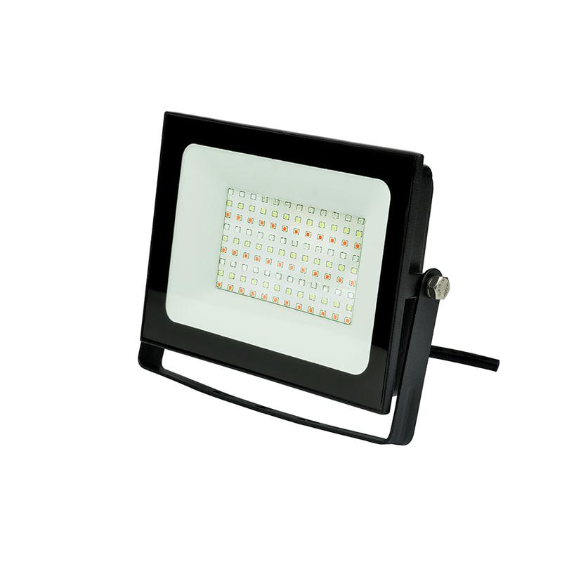 прожектор светодиодный ulf-f60-50w/rgb ip65 200-240в black мультиколор пульт ду (в/к) черн. uniel ul-00007123 от BTSprom.by