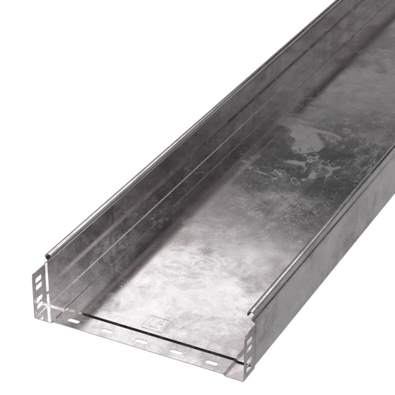 Лоток листовой неперфорированный 300х80 L3000 сталь 0.8мм Стандарт Промрукав PR16.0056 от BTSprom.by