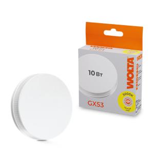 лампа светодиодная 10вт 3000к gx53 wolta 25y75r10gx53 от BTSprom.by