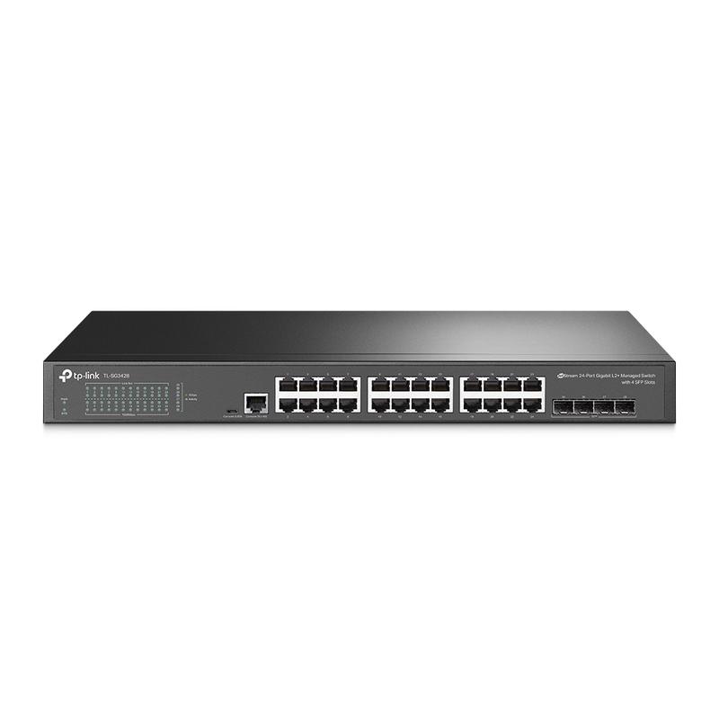 коммутатор tl-sg3428 ver2.0 jetstream 24 портовый гигабитный управляемый уровня 2+ с 4 sfp слотами tp-link 1848245 от BTSprom.by