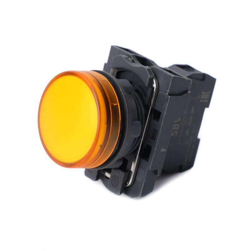 лампа светосигнальная sb5 d22мм 24в dc желт. в сборе se sb5avb5 от BTSprom.by