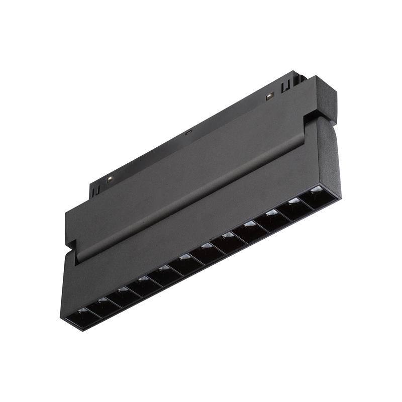 светильник светодиодный трековый поворотный магнитный 12вт 48в 3000к 60град. черн. vitaluce vt0200009-01.1 от BTSprom.by