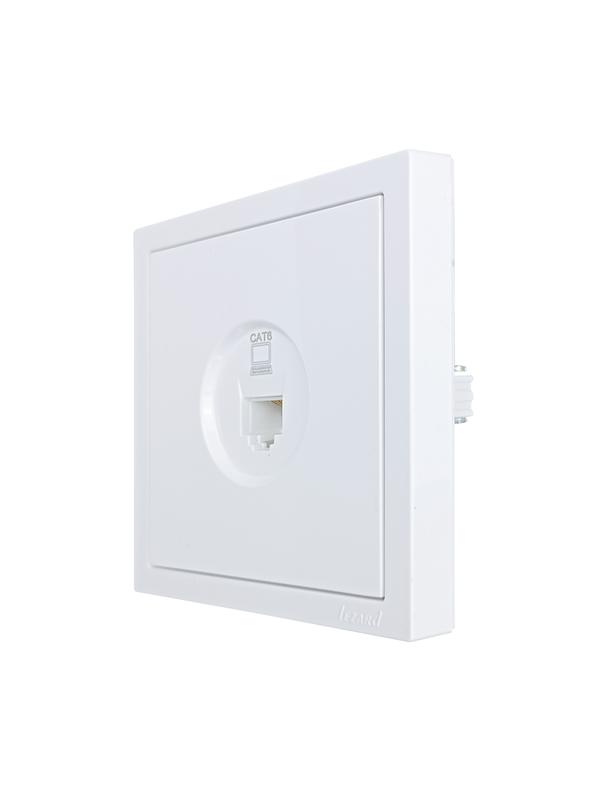  Розетка компьютерная 1-мест. СП ZIMA бел. LEZARD 704-0288-140 фото в каталоге от BTSprom.by