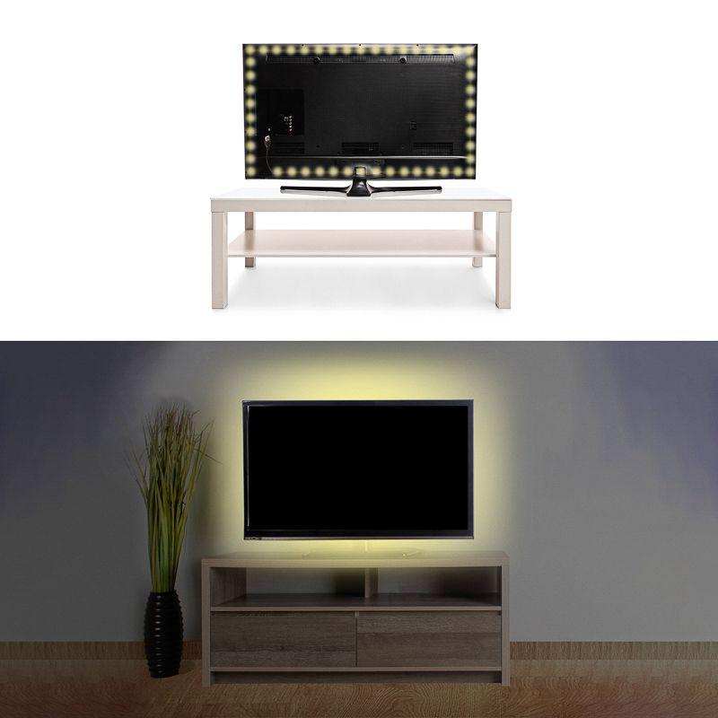  Лента светодиодная с USB коннектором 5В 8мм IP65 SMD 2835 60LED/m 3000К тепл. бел. Lamper 141-386 фото в каталоге от BTSprom.by