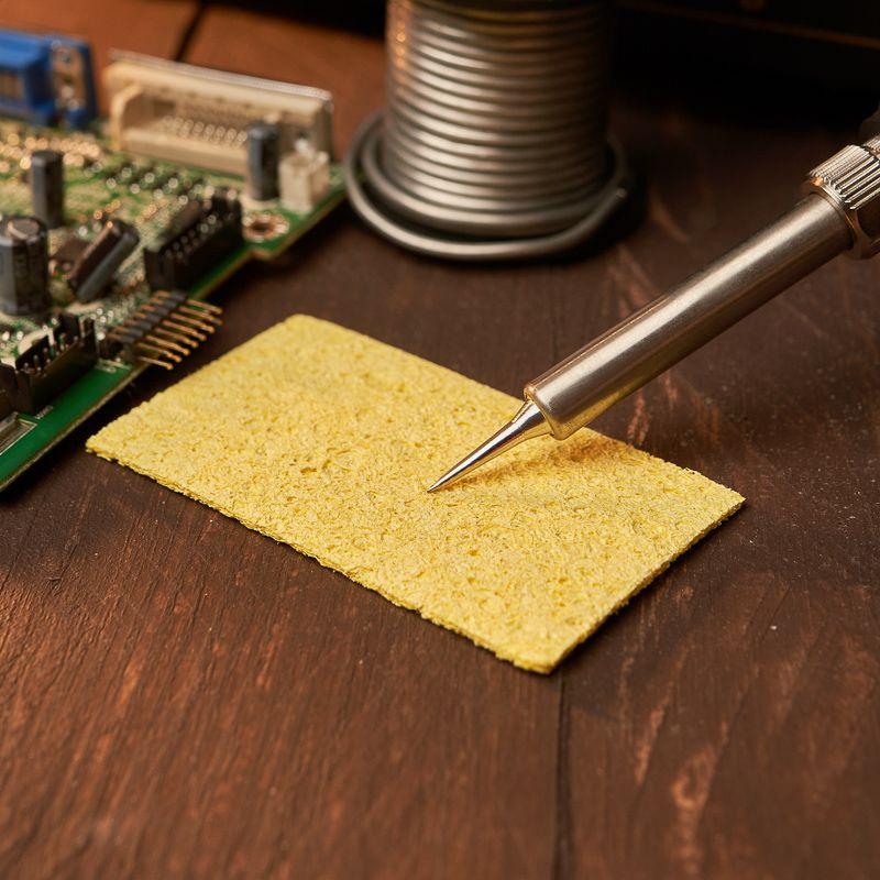  Губка для очистки паяльного жала (для ZD-929) 70х40мм Rexant 12-0192 фото в каталоге от BTSprom.by