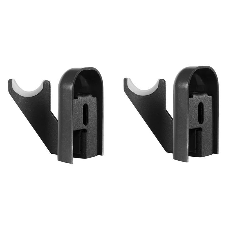  Комплект настенных регулируемых кронштейнов Design 80 черн. Royal Thermo НС-1402584 фото в каталоге от BTSprom.by