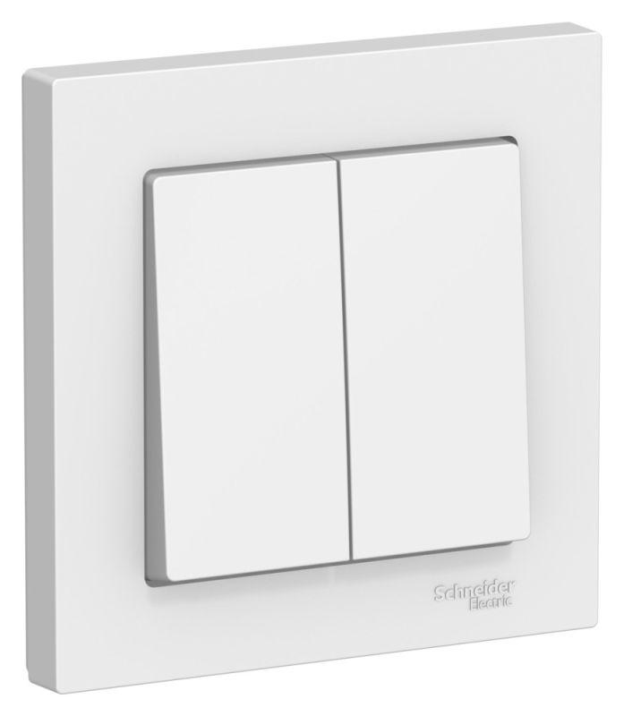  Выключатель 2-кл. AtlasDesign сх.5 10АХ в сборе лотос SE ATN001352 фото в каталоге от BTSprom.by