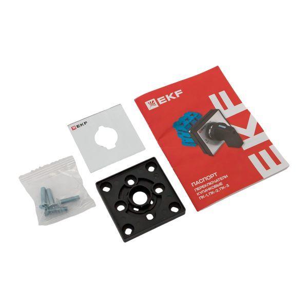  Переключатель кулачковый ПК-1-42 2п 25А "1-0-2" IP65 EKF pk-1-42-25-65 фото в каталоге от BTSprom.by