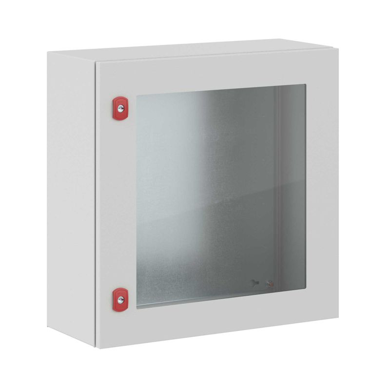 корпус навесной st 600х600х250мм ip66 с прозр. дверью с монтажн. платой без фланца dkc r5stx0669-f от BTSprom.by