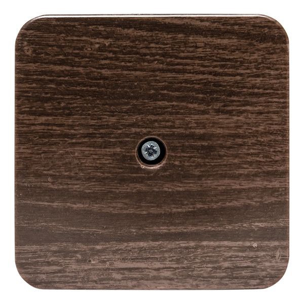  Коробка разветвительная КМР-030-030кг 75х75х26 с клеммником темн. дерево EKF plc-kmr-030-030kg-t фото в каталоге от BTSprom.by