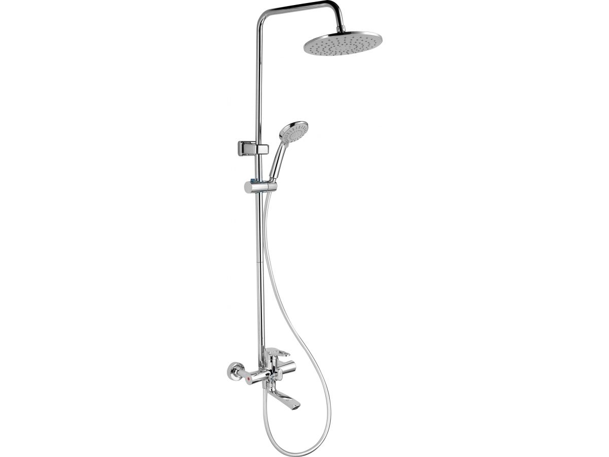душевая система d35-a, серия 400 econoce (высота 800 - 1250 мм) ec0407 от BTSprom.by