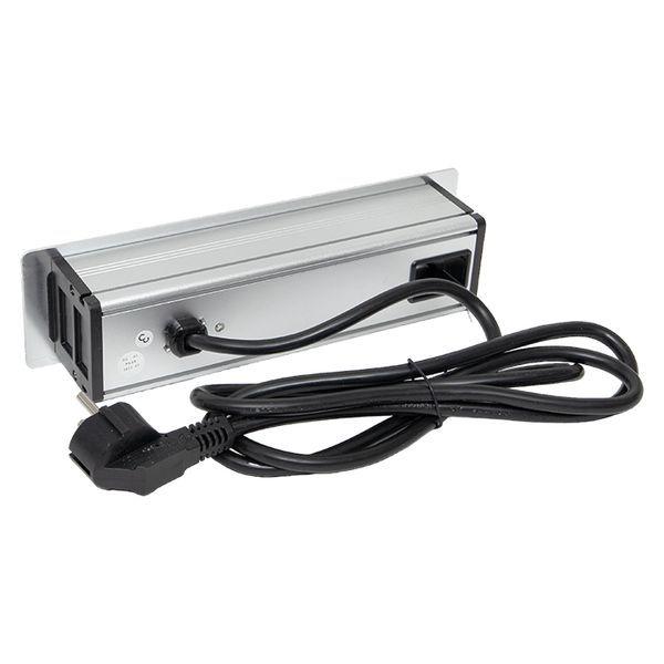  Блок розеточный встраиваемый настольный 10 модулей C-Line EKF cl-vnbin-10-s фото в каталоге от BTSprom.by