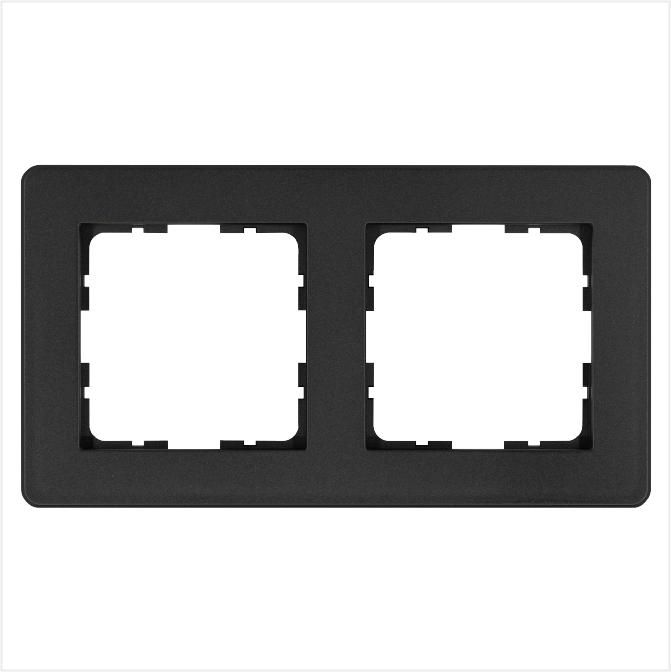 рамка 2-м g-flex антрацит jasmart g1102b от BTSprom.by