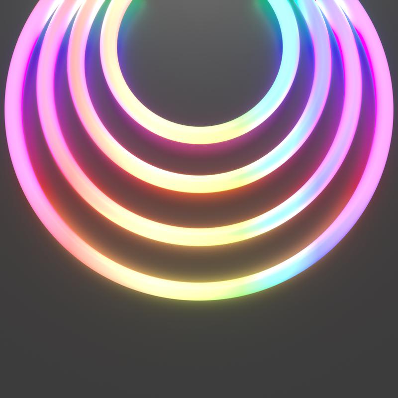  Неон гибкий LNM-D25-24V-17.2W-RGBW3K-R-IP65 Maytoni 20304 фото в каталоге от BTSprom.by