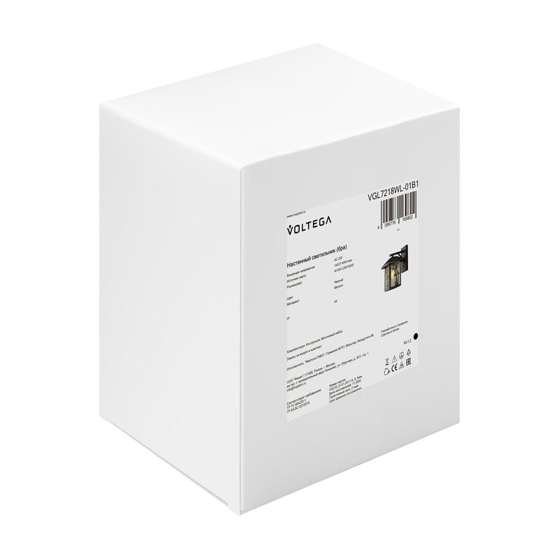  Светильник Saga 1х40Вт E27 IP44 бра настен. Voltega VGL7218WL-01B1 фото в каталоге от BTSprom.by