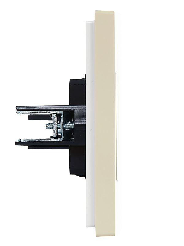  Заглушка с суппортом FORTE&PIANO FP441 ваниль IEK FP-PL10-K10 фото в каталоге от BTSprom.by