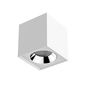 светильник светодиодный dl-02 cube 36вт 3000к 150х160 35град. накладной матов. бел. ral9010 varton v1-r0-00360-20000-2003630 от BTSprom.by