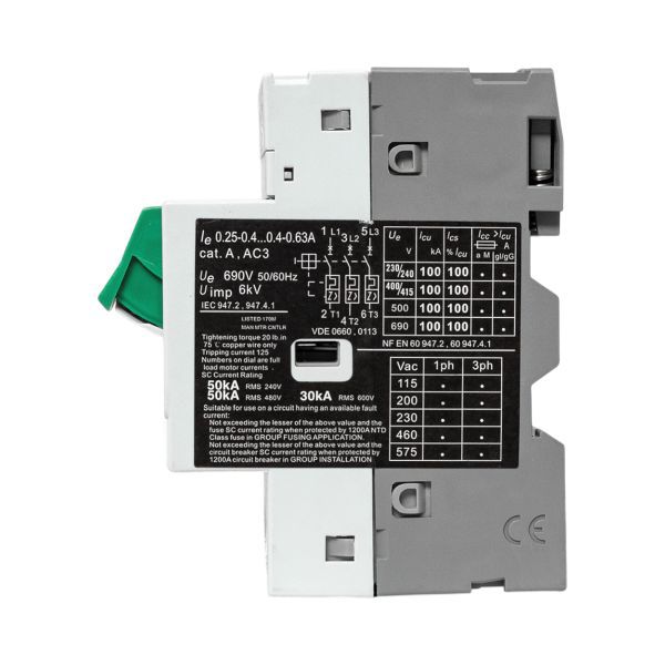  Выключатель автоматический для защиты двигателя АПД-32 0.25-0.4А EKF apd-me-0.4 фото в каталоге от BTSprom.by