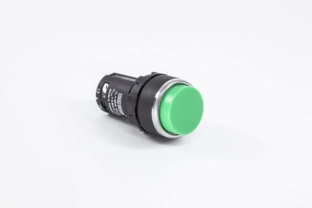 кнопка нажимная моноблочная 22мм ip 40 1но с выступающими линзами emas mb100hy от BTSprom.by