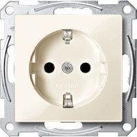  Розетка 1-м СП Merten 16А IP20 с заземл. Schuko защ. шторки QF SM механизм беж. SchE MTN2300-0344 фото в каталоге от BTSprom.by