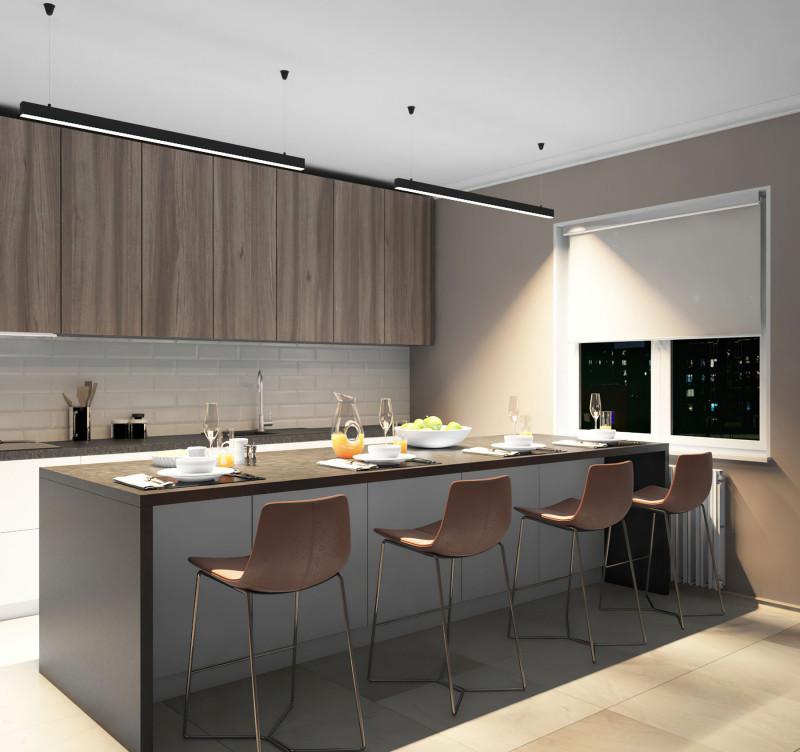  Светильник 30Вт 4000К 1250мм линейный черн. DENKIRS 613659 фото в каталоге от BTSprom.by