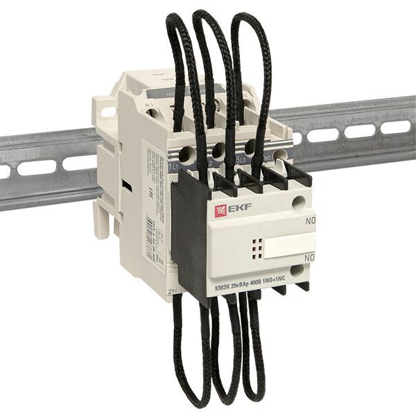  Контактор для конденсатора КМЭК 20квар 400В 2NО+1NC PROxima EKF ctrk-s-43-20-400 фото в каталоге от BTSprom.by