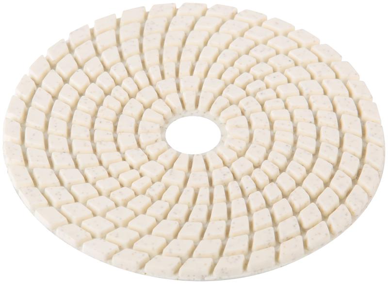  Круг шлифовальный алмазный гибкий АГШК (липучка) влажное шлифование 100мм Р 30 FIT 39840 фото в каталоге от BTSprom.by