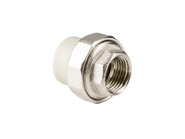 американка пп вн. 50х1 1/2", сер. ртп ( соединение разборное внутренняя резьба полипропиленовое) (ростурпласт) 15805 от BTSprom.by