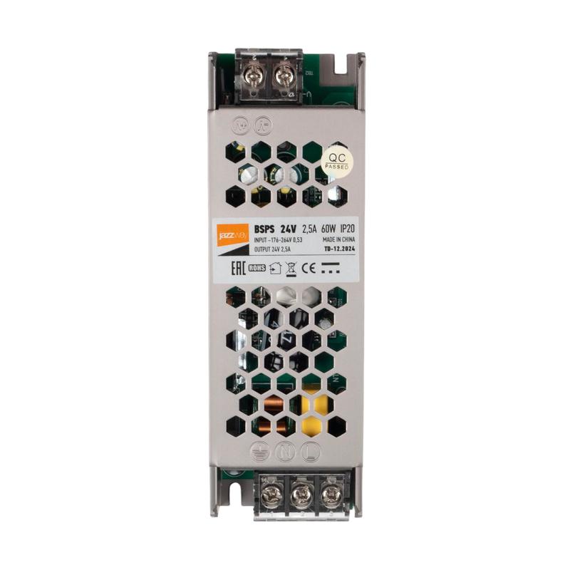 блок питания для светодиодной ленты 60вт 2.5а 24в ip20 bsps метал. pro jazzway 5015500 от BTSprom.by блок питания для светодиодной ленты 60вт 2.5а 24в ip20 bsps метал. pro jazzway 5015500 от BTSprom.by