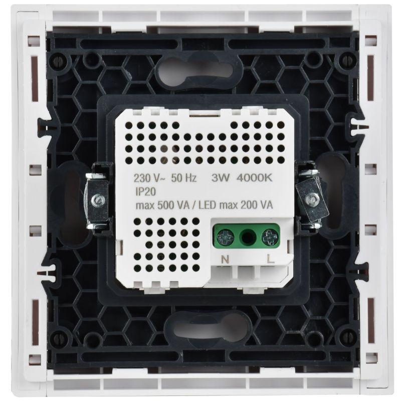  Датчик движения FORTE&PIANO FP256 с LED подсветкой бел. IEK FP-MS11-N-150-05-K01 фото в каталоге от BTSprom.by