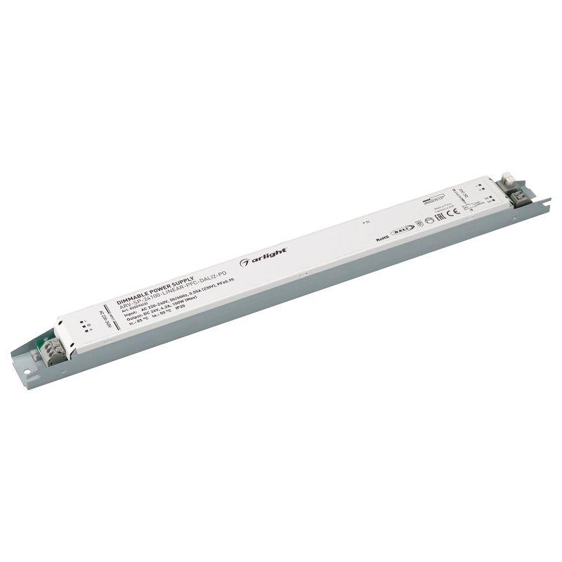 блок питания arv-sp-24100-linear-pfc-dali2-pd 24в 4.2а 100вт ip20 металл arlight 025596(2) от BTSprom.by