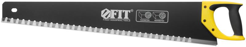  Ножовка по пенобетону карбидные вставки на каждом 2-ом зубе прорезиненная ручка 700мм FIT 40773 фото в каталоге от BTSprom.by