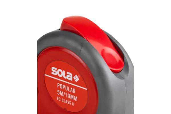  Рулетка Popular PP 3м 13мм II класс точности SOLA 50024201 фото в каталоге от BTSprom.by